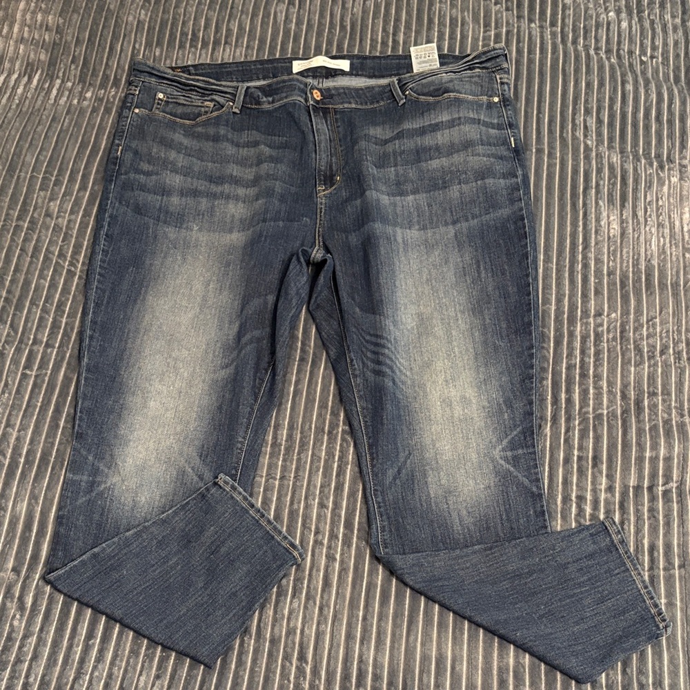 Signature by Levi Strauss Mid Rise Skinny Jeans Sz 24L 37x32